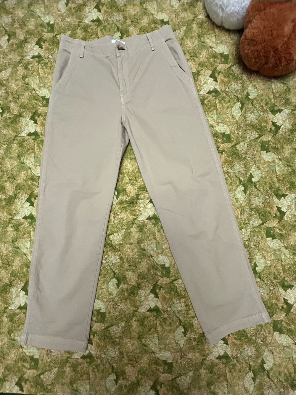 ASKK NY Men's Straight Chino Pants - Light Khaki